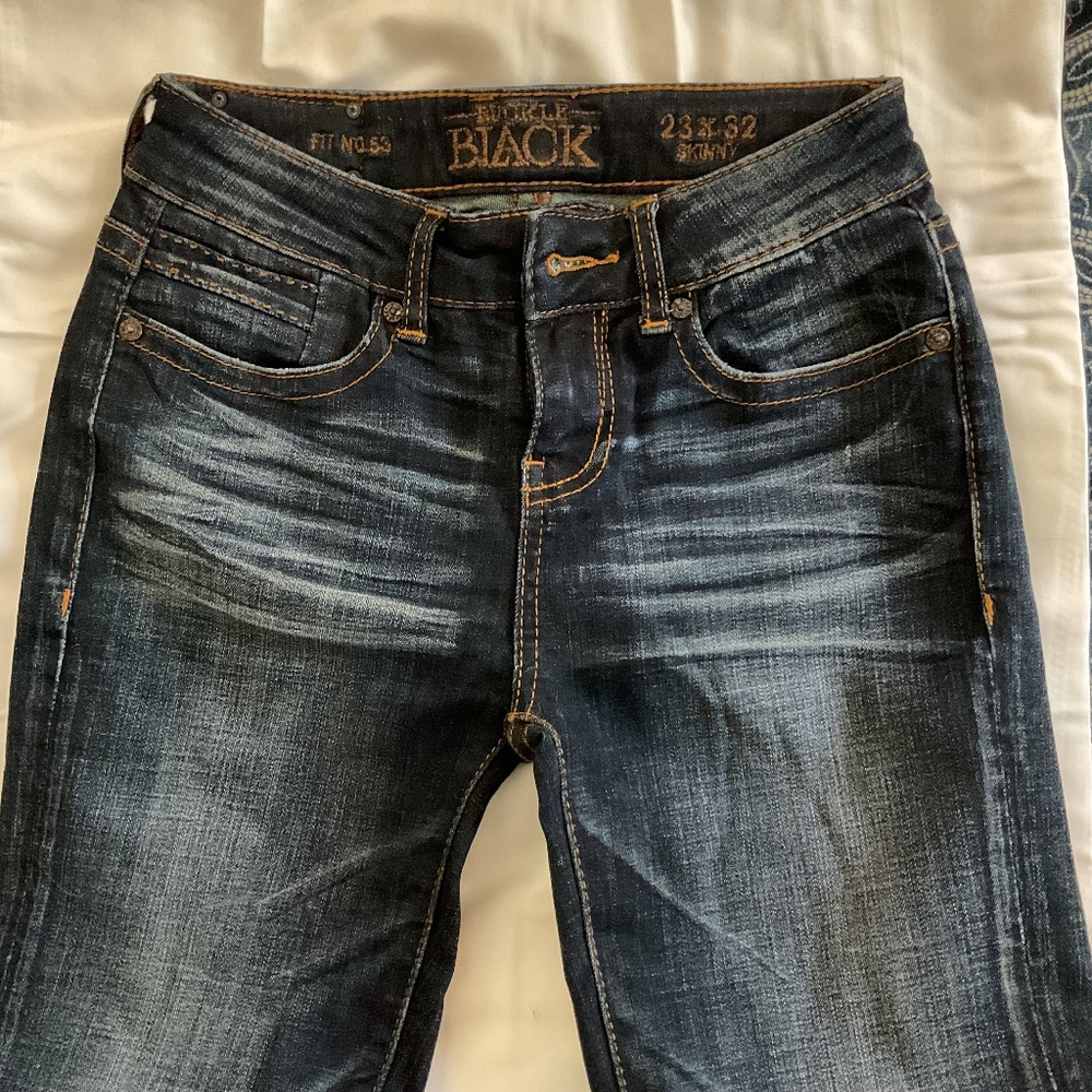 Buckle Black Jeans  Fit No. 53